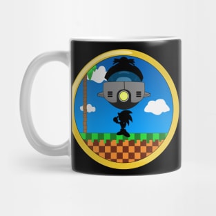 Minimalist Sonic The Hedgehog Mug